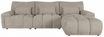 Nurgadiivan Home4you Barbara RC, hele pruun v., parem, 163 x 300 cm x 89 cm