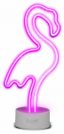 Dekoratsioon "Flamingo" SBS LED-valgustusega, 29.5 cm, 13 cm, roosa v.