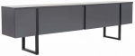TV-kapp Nordure Serenity, antratsiit v./must v., 29.5 cm x 180 cm x 50 cm