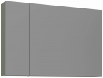 Seinakinnitusega vannitoakapp peegliga Kalune Design Bari, matt roheline v., 16 cm x 97 cm x 66 cm