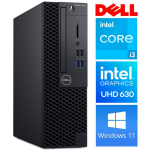 Statsionaarne arvuti Dell RM71822, taastatud Intel Core i3-9100, DDR4 32 GB, SSD 256 GB, Intel UHD Graphics 630 Dynamic, Windows 11 Pro OptiPlex 3070 SFF