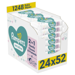 Kahjustatud pakendiga toode. Niisked salvr&auml;tikud beebidele Pampers Sensitive, 10570748, 24 x 52 tk.
