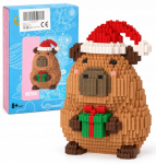 Konstruktor Christmas Capybara, 40 tk, pruun v./punane v.