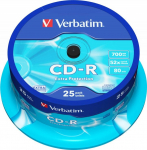 Andmekandja Verbatim, 700 MB, 25tk