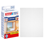 S&auml;&auml;sev&otilde;rk Tesa Insect Stop Comfort, valge v., 130 cm x 150 cm