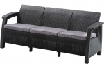 &Otilde;uesohva Keter Corfu, hall v., 182 cm x 70 cm x 79 cm