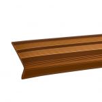 Trepiliist Salag 132003, mahagon/pruun, 910 mm x 42 mm