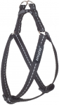 Koerte traksid Amiplay Reflective, must, 300 - 550 mm x 15 mm, 30-55