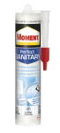 Sanitaarsilikoon Moment, 0.28 l, l&auml;bipaistev