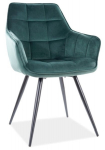 S&ouml;&ouml;gitoa tool Lilia Velvet, must v./roheline v., 59 cm x 45 cm x 90 cm