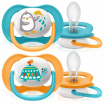 Lutt Philips Avent Ultra Air Animals SCF080/07, 6+ kuud, sinine v./oranž v.