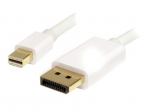 Juhe StarTech DisplayPort MDP2DPMM2MW Mini DisplayPort, DisplayPort 1.2, 2 m, valge v.