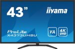 Monitor Iiyama ProLite X4373UHSU-B1, VA, 60 Hz, QHD, 42.5"
