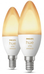 Nutikas pirn Philips Hue LED, B39, 2200 - 6500 &deg;K, E14, 4 W, 320 - 470 lm, 2 tk