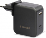 Laadija Gembird NPA-PD60-01, 90 W, 100 - 240 V, 1.5 m