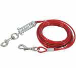 Koera rihm Zolux Tie-Out 403409, punane v., 9m