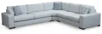 Nurgadiivan Hanah Home Loop 22, hele pruun v., parem, 282 x 322 cm x 85 cm