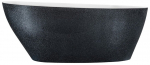 Vann, teisaldatav Besco Goya Glam, 170 cm x 72 cm x 61 cm, ovaalne, grafiit