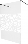 Du&scaron;isein Mexen Kioto Walk-In, 100 cm x 200 cm, valge/must