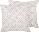 Dekoratiivne padi Shumee Verbena, valge v./roosa v., 45 cm x 45 cm, 2 tk