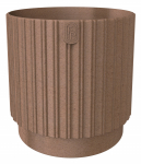 Lillepott Form Plastic Mika Cyli Petit 5355-078, plastik, pruun v.