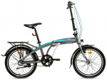 Jalgratas kokkuklapitavad Bisan FX3500 NX3, 20 ", sinine v./hall v.