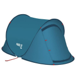 Kahekohaline telk Nils Camp NC3743, sinine v., 220 cm x 120 cm x 95 cm