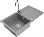 K&ouml;&ouml;givalamu koos kraaniga Mexen Leo, vaik/graniit, 90 cm x 50 cm x 19 cm, hall