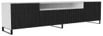 TV-kapp ADRK Noemi, must v., 200 cm x 47 cm x 53 cm