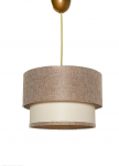 Valgusti rippuv Opviq Chandelier Tubol, E27, pruun v.