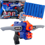 M&auml;ngup&uuml;stol kuulidega Attack Force TG71059, 25 cm Sinine/Must/Oranž