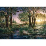Pusle Schmidt Terry Redlin: Morning Magic At The Pond, Puzzle, 1000 tk