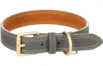 Kaelarihm koertele Flamingo Virginia, hall, 380 - 480 mm x 25 mm, M/L