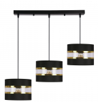 Valgusti rippuv Candellux Lighting Pandy, E27, 3 x 40 W, must v.