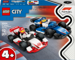 Konstruktor LEGO&reg; City F1&reg; Williams Racing ja Haas F1&reg; Race autod 60464, 92 tk