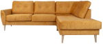 Diivan Home4you Heivi, kollane v., parem, 200 x 250 cm x 90 cm