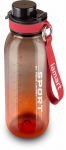 Veepudel Lamart Fit LT4072, must/punane/oranž, plastik/silikoon, 1 l