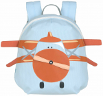 Laste seljakott Lassig Tiny Drivers Propeller Plane, oranž v./helesinine v., 24 cm x 20 cm x 9.5 cm