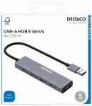 USB jaotur Deltaco UH-738 / 1903171