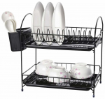 N&otilde;udekuivatusrest Rosberg 55R53000EB, 34 cm x 23 cm x 35.5 cm, plastik/metall, must v.