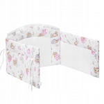 Kaitsepiire Slim Sleeping Bear, pruun/valge/roosa, 270 cm x 38 cm