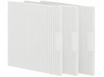 M&ouml;&ouml;bli uksed Pinio Miloo, 40.5 cm x 4.5 cm, puitlaastplaat (mdp), valge v.