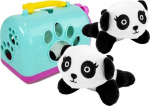 Pehme m&auml;nguasi, koos tarvikutega panda Lean Toys, (v&auml;rv/disain valitakse juhuslikult), 13.5 cm