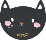 Pabersalvr&auml;tikud Pol-Mak Kitten, 15 cm x 13 cm, must v., 20 tk
