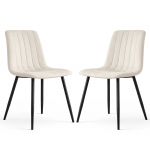 Toolide komplekt Akord Livo, matt, beež v., 43.5 cm x 45.5 cm x 87 cm, 2 tk