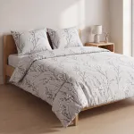 Voodipesukomplekt Domoletti Willow, hall v., 50 x 70 cm, 160 x 200 cm, 3 os.