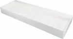 Vannitoa kraanikauss Deante Blur CQB_AU1S, graniit, 100 cm x 40 cm x 7.6 cm, alabaster v.