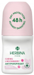 Deodorant naistele Herbina Antiperspirant Caring Lingonberry, 50 ml