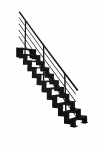 Trepp Minka Modulario Mini 45102, 80 cm x 300 cm