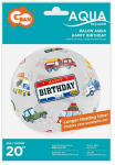 &Otilde;hupall &uuml;mmargune GoDan Aqua Happy Birthday, mitmev&auml;rviline